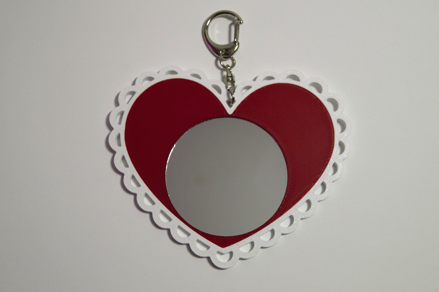 Lace Heart Mirror