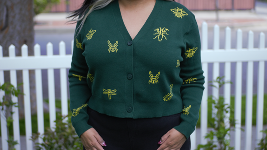 Bug Collection Cardigan